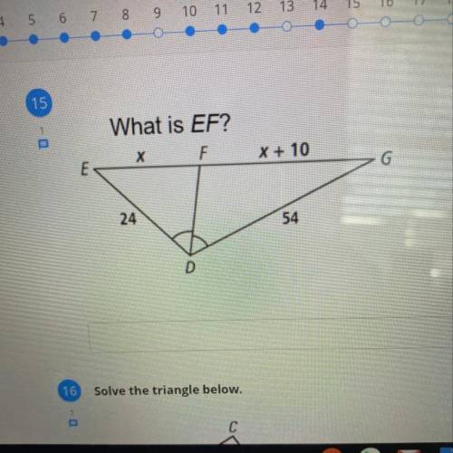 What is EF? Please help me on this question.