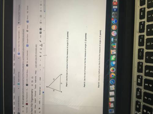 How to find the sides and angle of these two problems
