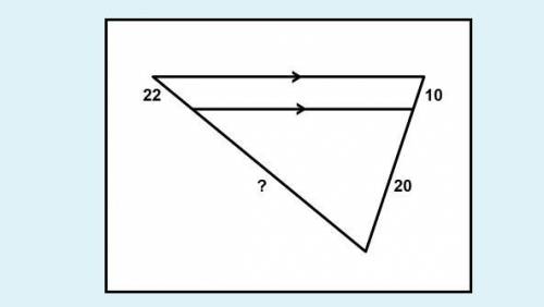 Can you find the missing segment to the triangle in the attached image