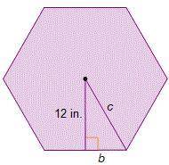 **BRAINLIEST IF ANSWERED***

A regular hexagon is shown. What is the measure of half the side leng
