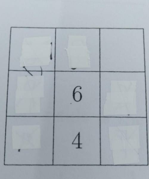 13. Fill in this diagram so that each of the rows, columns and

diagonals adds to 18.What is the s