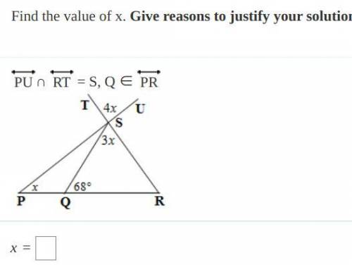 Can someone solve for x I will mark u the Brainliest! I need this ASAP!!