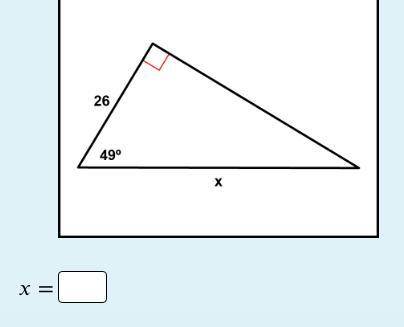 Please find the missing side of the triangle and round the answer to the nearest tenth. Thanks.