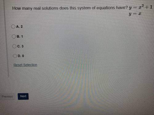 How many real solutions In this problem