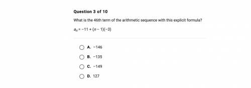 What is the 46th term of the arithmetic sequence with this explicit formula