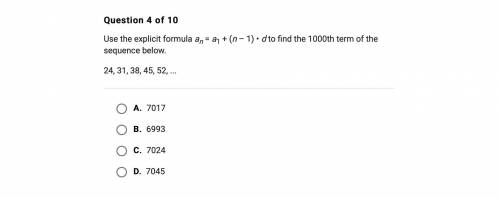 Find the 1000th term of the sequence below