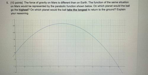 The force of gravity on Mars is different than on Earth. The function of the same situation on Mars