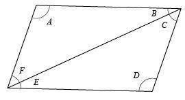 a. What does it mean for triangles to be congruent? b. Jane is told that Angle A is congruent to An