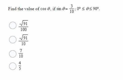 Find exact value of cos