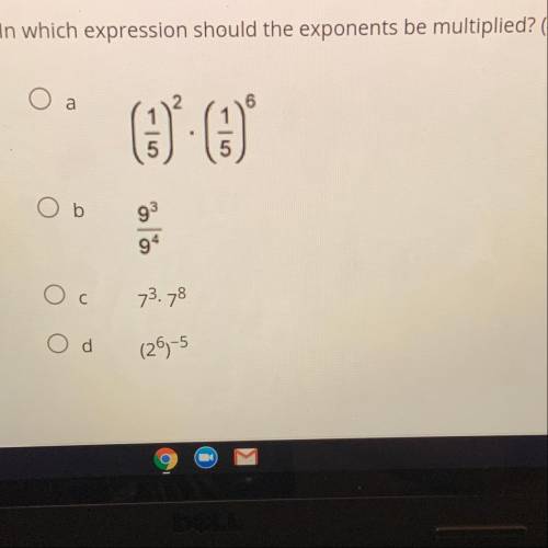 How the exponent can be multiplied?
