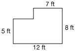 At $15 per square foot, the cost of installing flooring in a room with these dimensions a.$121.50 b