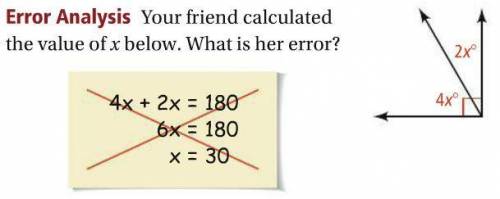 What did the friend do wrong in this equation?