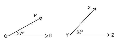 Identify the pair of angles shown in the figure. Linear pair Vertical Supplementary Complementary