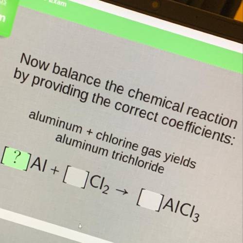 Now balance the chemical reaction by providing the correct coefficients: