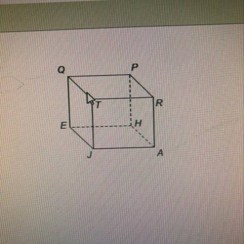 The given figure is a rectangular prism.

Which edges are parallel to QT ?
Select all answers that