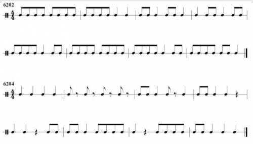 Rhythm assignment , can you count the rhythm for the notes ? Ex: 1 + 2 + 3 + 4 +