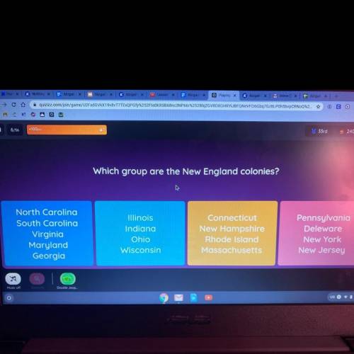 Which group are the new england colonies