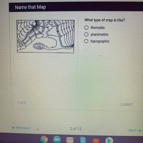 What type of map is this?
thematic
planimetric
topographic