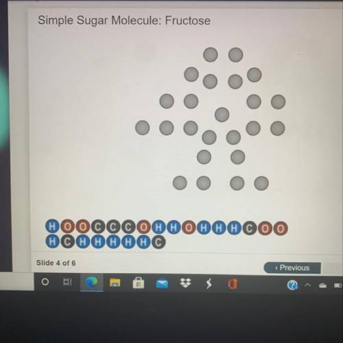 Simple sugar molecule: fructose