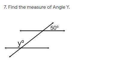 What is the measure of Angle Y?