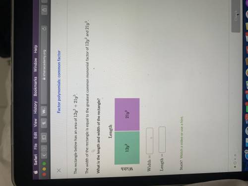 What is the lenght and width of the rectangle?