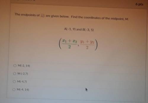 A(-1,9) and B(-3,5)