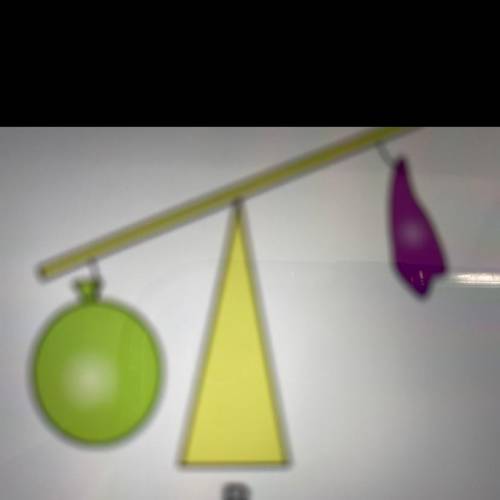 Dlagram A shows two equally inflated balloons on a balance. Diagram B shows the same two balloons,