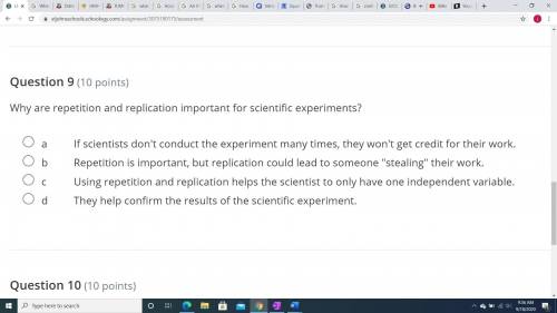 Why are repetition and replication important for scientific experiments? (choose)