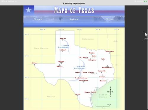 What are the three sections of the Great Plains region of Texas?