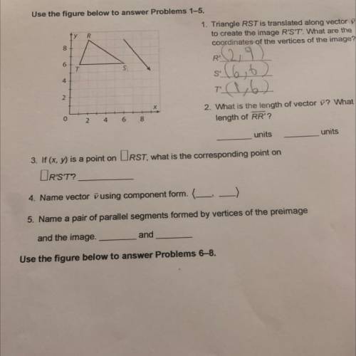 What is the length of vector v? What is the length of RR’? Also if I could get help with the rest