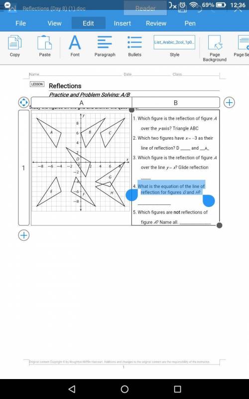 equation of line of reflection calculator