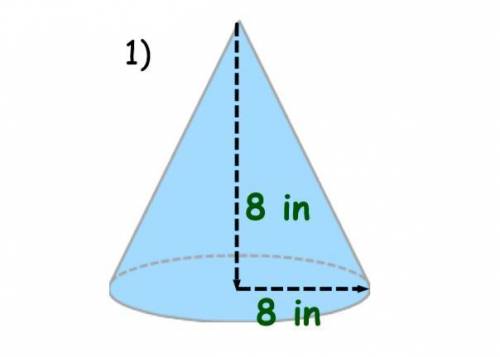 [50pts] What is the volume of this Cone? (Rounded to the nearest hundredth)
