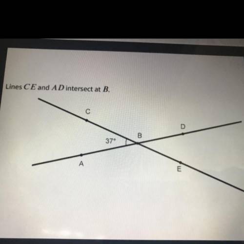 What is the Measure of angle DBE? 
I need the answer please help !!
