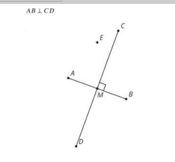 In this diagram, line segment CD is the perpendicular bisector of line segment AB. Assume the conje