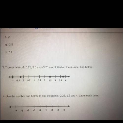 I need help on questions 3 and 4 ASAP thanks :)