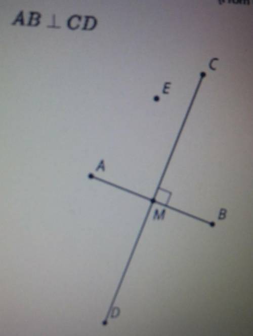 In this diagram, line segment CD is the perpendicular bisector of line segment AB. Assume the conje