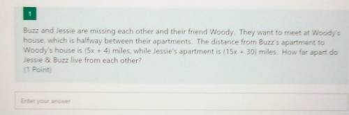 Buzz and Jessie are missing each other and their friend Woody. They want to meet at Woody's house w