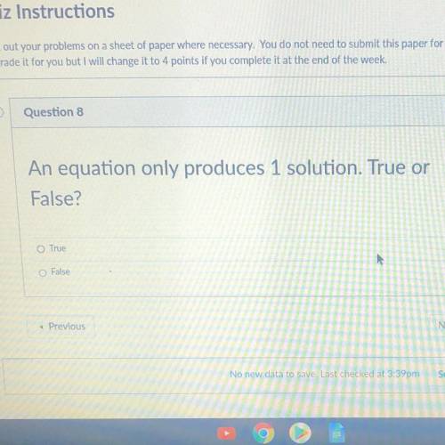 Does a equation only produces 1 solution