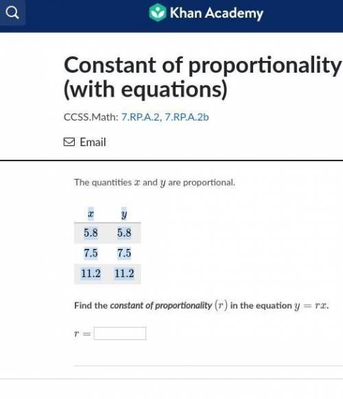 The quantities and are proportional