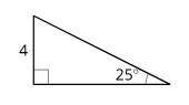 A triangular prism has a height of 6 units. The base of the prism is shown in the image. What is th