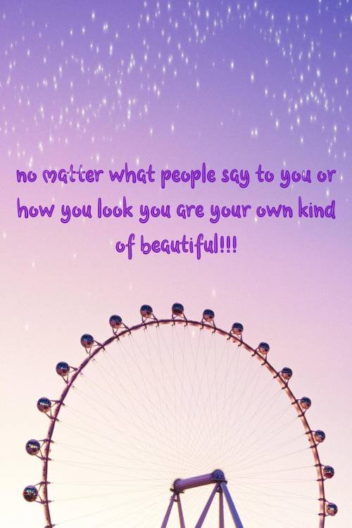 The quote down below is one of mine :3

I took the picture and started editing it to make my quote
