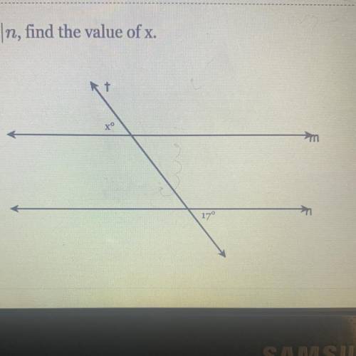 Find the value of x. 
Pls explain to me I’m lost