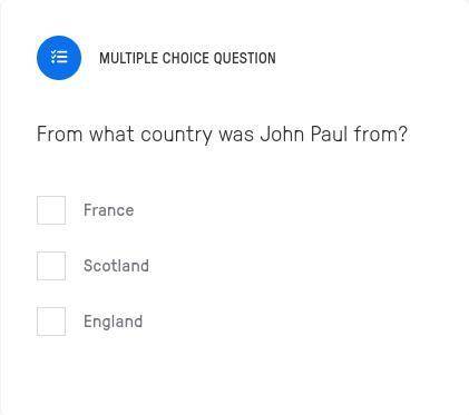 From what country was John Paul from?