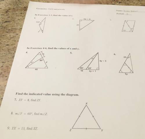Please help me
Solve and answer showing work for each problem