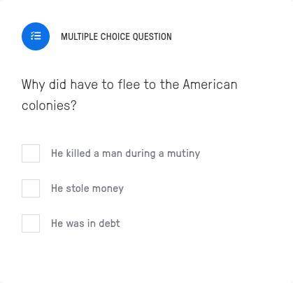 Why did have to flee to the American colonies?