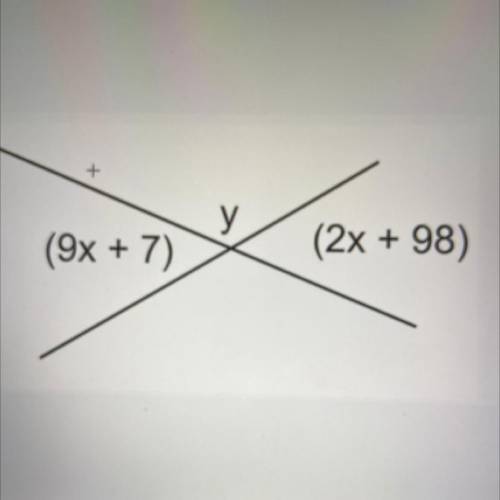 Solve for the angle y