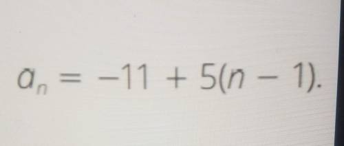 I need to solve for n.