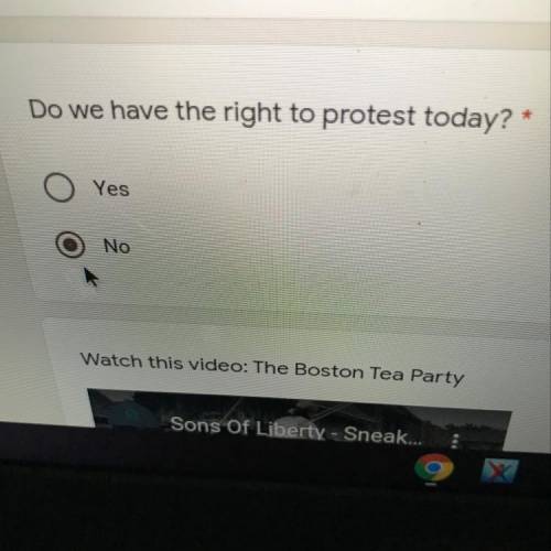Do we have the right to protest today?