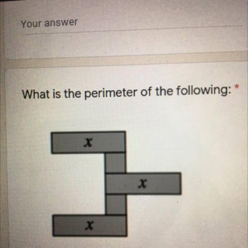 What is the Perimeter of the following 
Plz answer asap