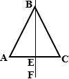 Given: △ABC, AB ≅ BC BE - median of △ABC m∠ABE=40°30’ Find: m∠ABC, m∠FEC